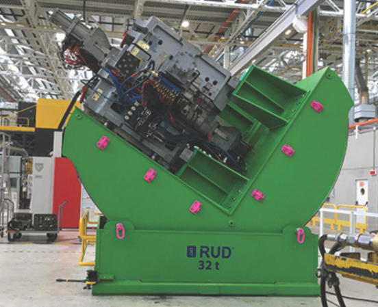 Machine tool mover improving safety during equipment handling in manufacturing plant thumbnail